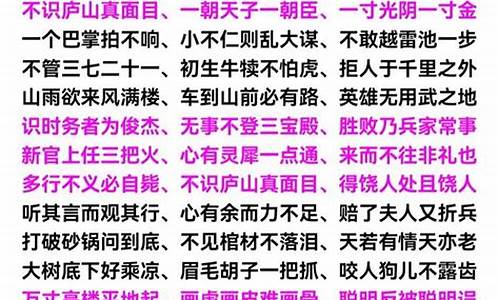 不是4个字的成语_不是4个字的成语有哪些