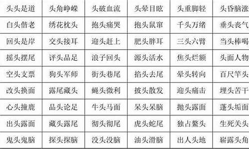 邯郸四字成语大全_邯郸四字成语大全邯郸学步