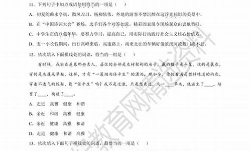 成语运用题及答案解析_成语运用题及答案解析小学